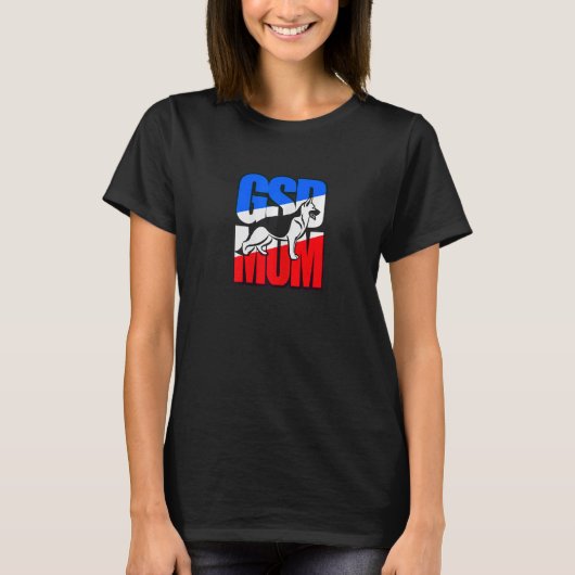 Dames Gsd Moeder Patriottische Duitse Herders Edit T-shirt (Voorkant)