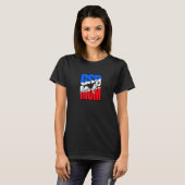 Dames Gsd Moeder Patriottische Duitse Herders Edit T-shirt (Voorkant volledig)