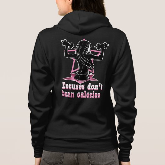 Dames gym T-shirt (Achterkant)