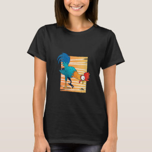 Dames Hahn Eet Granen in Regenboogkleuren   Heren T-shirt