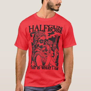 Dames Half Pistool Half Roos I Rocker Bruid I Vies T-shirt