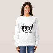Dames Halloween Boo Geest Sweatshirt (Voorkant volledig)