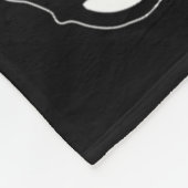 Dames Halloween Geest Hond V-Nek Fleece Deken (Hoek)