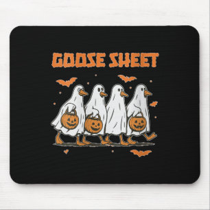 Dames Halloween Herfst Gans Laken Geest Bloemig He Muismat