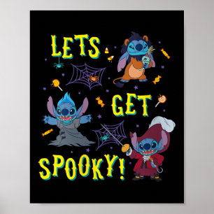 Dames Halloween Let's Get Soky! Boosaardige Kostuu Poster