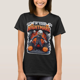 Dames Halloween sublimatie T-shirt - Zwarte crew