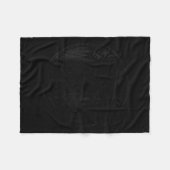 Dames Handgetekend Komende Cottage Canada Opgerich Fleece Deken (Voorkant (Horizontaal))