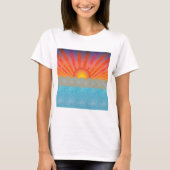 Dames Hanes nano lange mouw T-shirt (Voorkant)