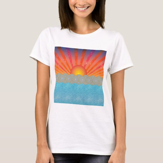 Dames Hanes nano lange mouw T-shirt (Voorkant)