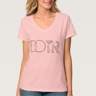Dames Hanes nano V-hals T-shirt