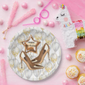 Dames Happy Birthday Papieren Bordje (Feest)