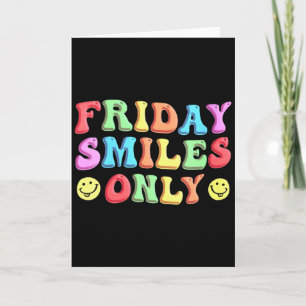 Dames Happy Friday Vrij Yay Leraar School Meme V- Kaart