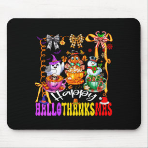 Dames Happy Hallothanksmas Coquette Strik Koffie L Muismat