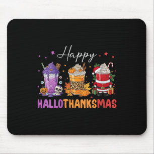 Dames Happy Hallothanksmas Halloween Thanksgiving Muismat