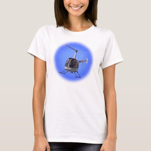 Dames Helikopter T-shirts T - shirts met koelhaar (Voorkant)