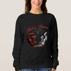 Dames Hell & Heaven Dualiteit Hoodie - Gothic Ange Trui
