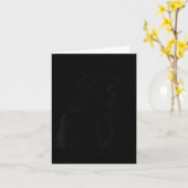 Dames Hello Darkness Oude Vriend Raven Zwart Kaart (Gele Bloem)