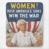 Dames! Help de Amerikaanse Sons Muismat (Voorkant)