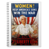 Dames! Help de Amerikaanse Sons Notitieboek (Voorkant)