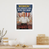 Dames! Help de Amerikaanse Sons Poster (Keuken)