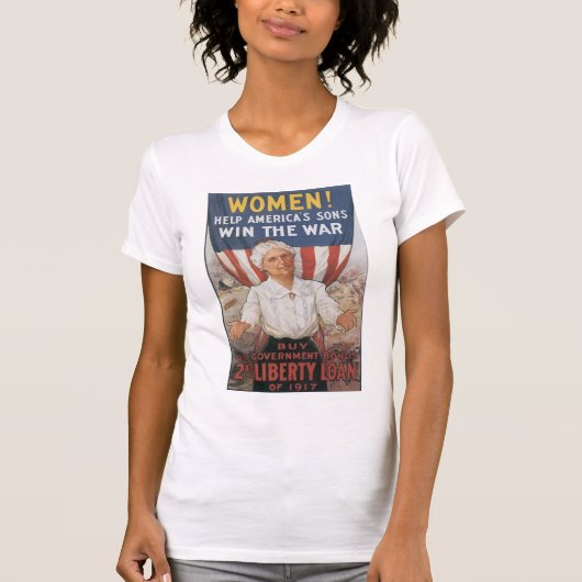 Dames! Help de Amerikaanse Sons T-shirt (Voorkant)