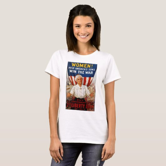 Dames! Help de Amerikaanse Sons T-shirt (Voorkant volledig)