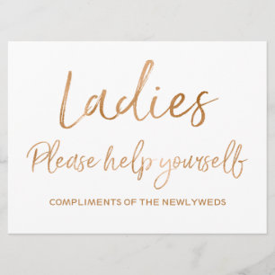 Dames help uzelf bruiloft bord kaart