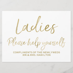 Dames help uzelf bruiloft bord kaart