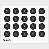 Dames Heren 4 juli Chillen sinds vierde Ronde Sticker (Vel)