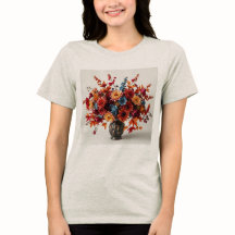 Dames Herfst Boeket Triblend T-Shirt