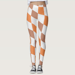 Dames herfstmode geruite leggings