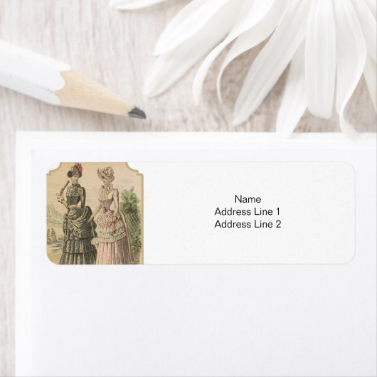  Dames het Adres Etiket van de Terugkeer (Insitu)