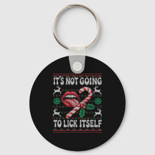 Dames Het Gaat Zich Nietzelf Aaien Grappig Kerst T Sleutelhanger