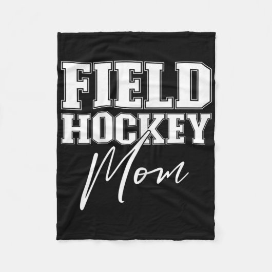 Dames Hockey Moeder _1 Fleece Deken (Voorkant)