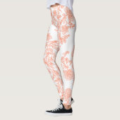 Dames Hoge Florale Print Actieve Leggings (Links)