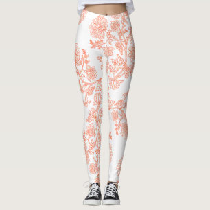 Dames Hoge Florale Print Actieve Leggings