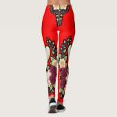Dames Hoge Taille Capris Leggings | Zachte Stretch (Achterkant)