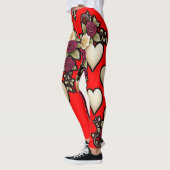 Dames Hoge Taille Capris Leggings | Zachte Stretch (Links)