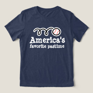 Dames honkbal t-shirt met een leuke sportieve desi