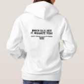 Dames hoodie 2026 Marathon Editie (Achterkant)