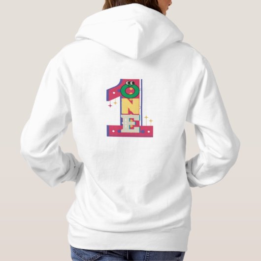 Dames hoodie 3D (Achterkant)