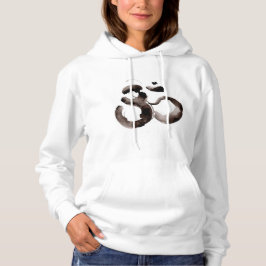 Dames hoodie met Om motief
