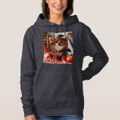 Dames Hoodies Halloween hond (Voorkant)