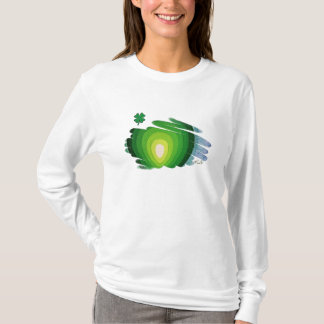 Dames Hoody Long Sleeves, Evergreen Shamrock