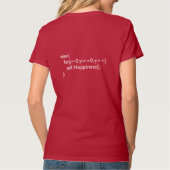 Dames hopeloos Nerdy en Romantic T-shirt (Achterkant)