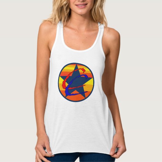 Dames Houston Pride Tanktop (Voorkant)