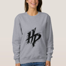Dames HP-monogram bedrukte grijze sweatshirt