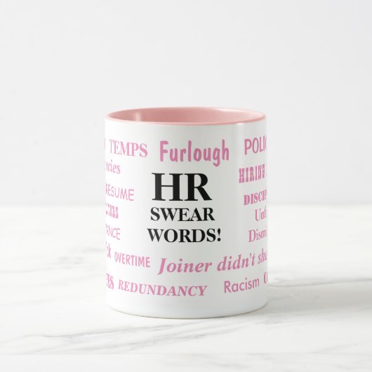 Dames HR Swear Words Human Resources Funny Gift Mok (Midden)