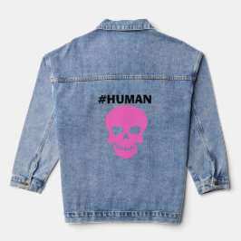 Dames #HUMAN spijkerjack met lange mouwen Denim Jacket