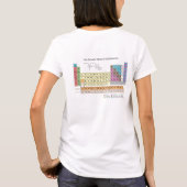 Dames humor wetenschap 'Honey' t shirt (Achterkant)